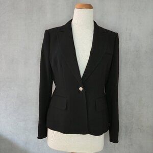Calvin Klein Tailored Black Blazer | Size 10